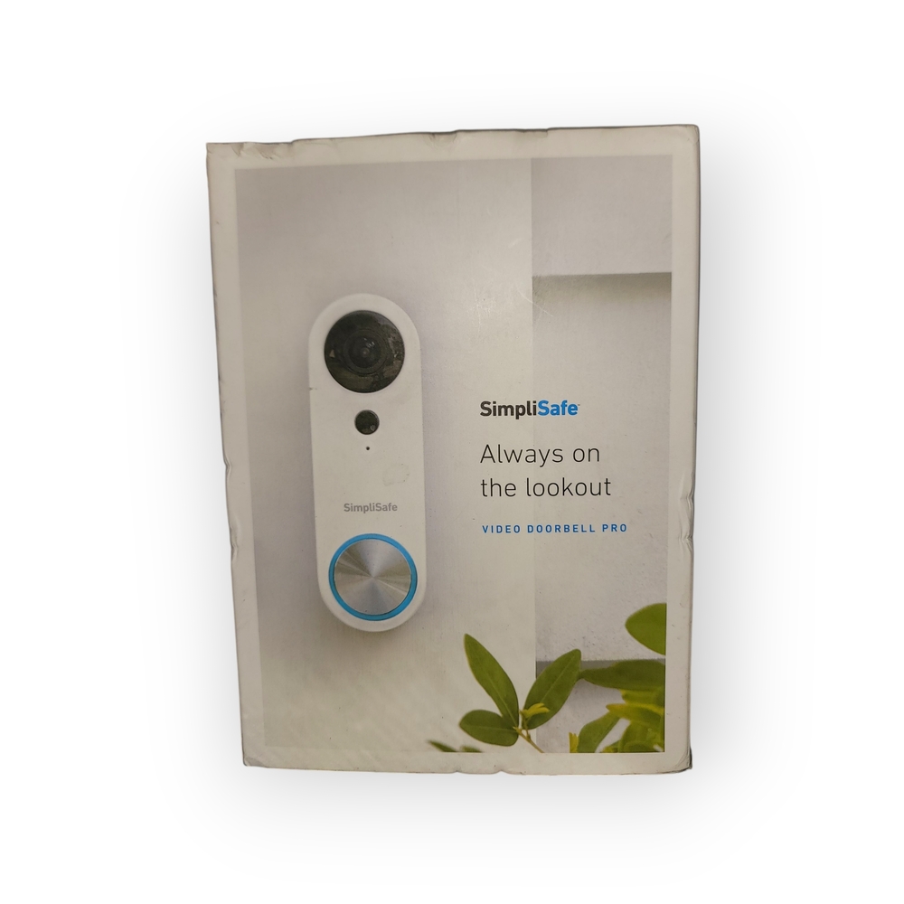 SimpliSafe Wired Doorbell 1080p Compatible with SimpliSafe Home Security System